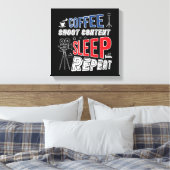 Toile Contenu de la prise de café - Veille Répéter (Insitu(Chambre))