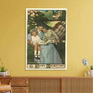 Toile Contes de fées vintage par Jessie Willcox Smith