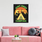 TOILE CONTINUER LE CAMPING (Insitu(Salon))
