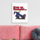 Toile Continuer sur Trumpin (Insitu(Salon))