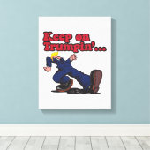 Toile Continuer sur Trumpin (Insitu (Plancher de Bois))