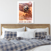 Toile Continuez à faire l'agitation Baby Sulcata randonn (Insitu(Chambre))