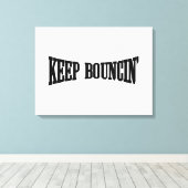 Toile Continuez à rebondir. (Insitu (Plancher de Bois))