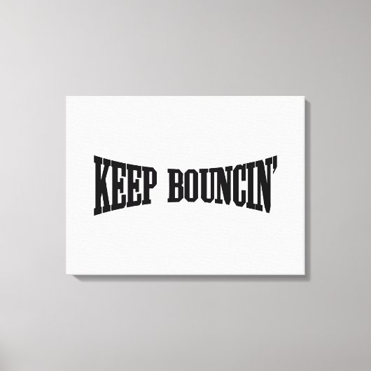 Toile Continuez à rebondir. (Recto)