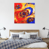 Toile Continuum – Une célébration colorée de l'histoire (Insitu(Chambre))