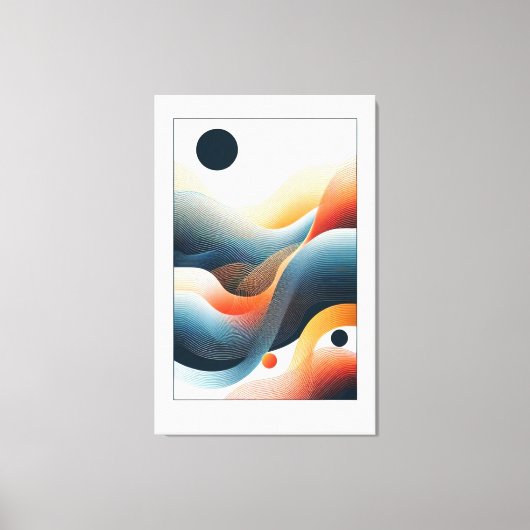 Toile Contours rythmiques (Recto)