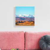 Toile Contrastes colorés : Désert et Neige (Insitu(Salon))