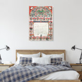 Toile Contrat de mariage juif (vellum) (Insitu(Chambre))