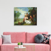 Toile Conversation dans un parc (Insitu(Salon))