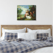 Toile Conversation dans un parc (Insitu(Chambre))