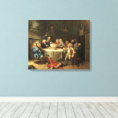 Toile Conversation moderne de minuit (Insitu (Plancher de Bois))