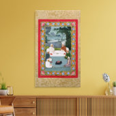 Toile Conversation mystique entre les cheiks de Sufic (Insitu(Salon))