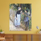 Toile Conversation vintage Camille Pissarro (Insitu(Salon))