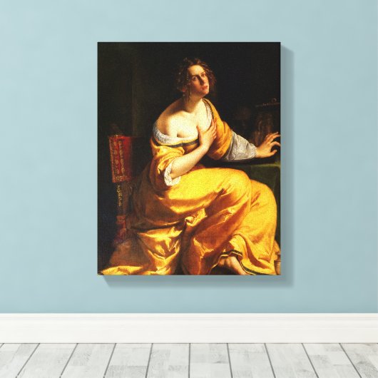 Toile Conversion du Magdalene - Artemisa Gentileschi (Insitu (Plancher de Bois))