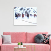 Toile Convoi de chevaux Cowboy | Ranch Hideout, Shell, W (Insitu(Salon))