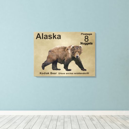 Toile Cook bear (Insitu (Plancher de Bois))