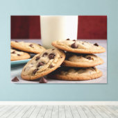 Toile Cookies et lait (Insitu (Plancher de Bois))