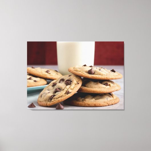 Toile Cookies et lait (Recto)