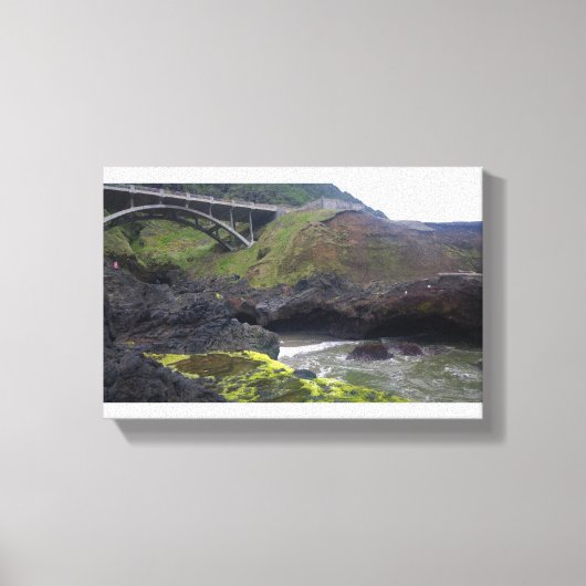 Toile Cook's Chasm, cap Perpetua, Oregon (Recto)