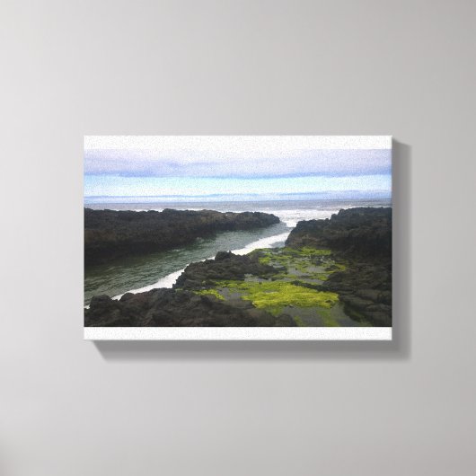 Toile Cook's Chasm, cap Perpetua, Oregon (Recto)