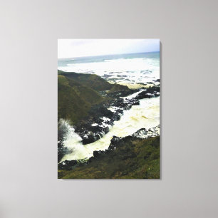 Toile Cook's Chasm, Cape Perpetua, Côte de l'Oregon