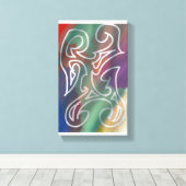 Toile Cool abstract art (Insitu (Plancher de Bois))