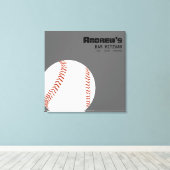 Toile COOL BASEBALL Bar Mitzvah Connexion Bureau (Insitu (Plancher de Bois))