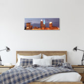 Toile Cool Bleu Cleveland Enveloppé Canvas Imprimer (Insitu(Chambre))