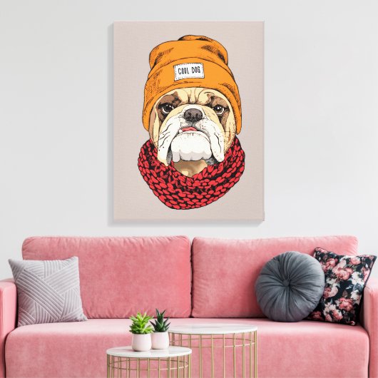 Toile Cool Bulldog (Insitu(Salon))