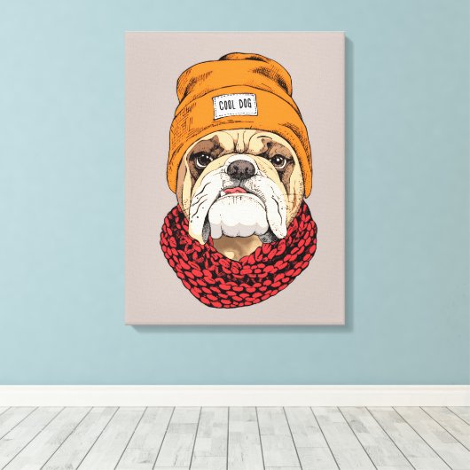 Toile Cool Bulldog (Insitu (Plancher de Bois))