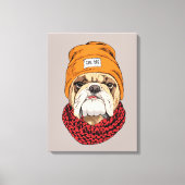 Toile Cool Bulldog (Recto)