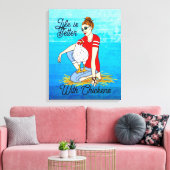 Toile Cool Chicks | Poulet (Insitu(Salon))