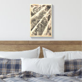 Toile Cool classic vintage japanese demon tattoo (Insitu(Chambre))