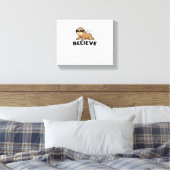 Toile Cool Flying Sloth Croyez Drôle Motivational Design (Insitu(Chambre))