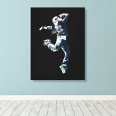 Toile Cool hip hop dancer dessin (Insitu (Plancher de Bois))