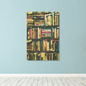 Toile Cool library lover gift (Insitu (Plancher de Bois))