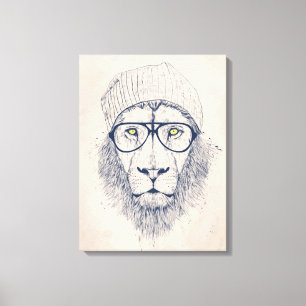 Toile Cool lion