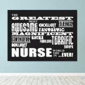 Toile Cool Moderne Infirmières Amusantes : Plus grand mo (Insitu (Plancher de Bois))