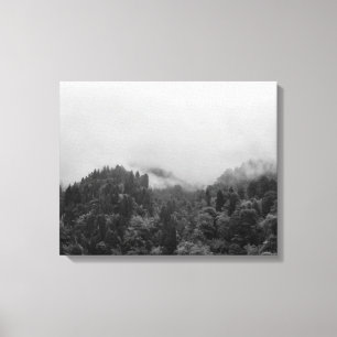 Toile Cool, nature brumeuse magique