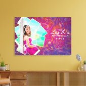 Toile COOL PHOTO COLLAGE Bat mitzvah Connexion Bureau (Insitu(Salon))