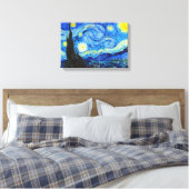 Toile Cool Starry Night Vincent Van Gogh peinture (Insitu(Chambre))