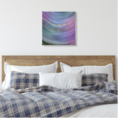 Toile Cool Strata | Belle Agate bleu violet et or (Insitu(Chambre))