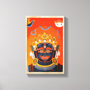 Toile Cool tibétain oriental thangka Bhairava tatouage a