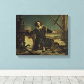 Toile Copernic dans la tour à Frombork (Insitu (Plancher de Bois))