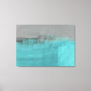 Toile Copie "brumeuse" d'art abstrait de gris et de