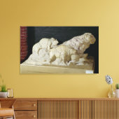 Toile Copie de la sculpture des bisons, Le (Insitu(Salon))