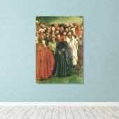 Toile Copie de L'Adoration de l'Agneau Mystique (Insitu (Plancher de Bois))