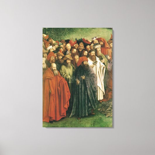 Toile Copie de L'Adoration de l'Agneau Mystique (Recto)