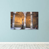 Toile Copie de Putto avec dauphin par Andrea del (Insitu (Plancher de Bois))