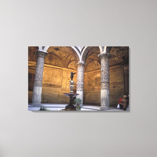 Toile Copie de Putto avec dauphin par Andrea del (Recto)